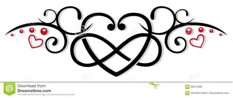 Infinity Heart Love Stock Illustration Illustration Of