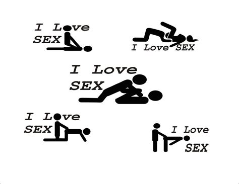 I Love Sex Aufkleber Sticker Sex Sticker Sushi