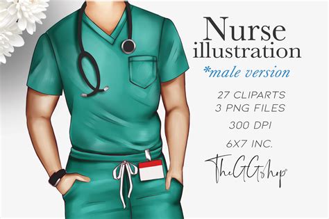 Nurse Png Clipart Graphic By Theggshop · Creative Fabrica