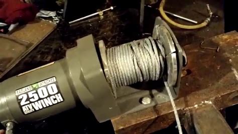harbor freight winch  badlands  wireless remote review youtube