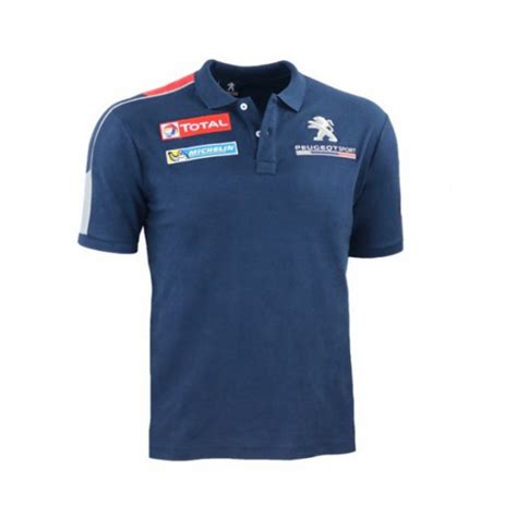 men s official polo dark blue t shirt peugeot sport eshop peugeot cz