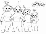 Teletubbies Coloring Pages Po Drawing Outline Printable Cartoons Print Kleurplaat Clipart Drawings Color Clip Getdrawings Cliparts Getcolorings sketch template