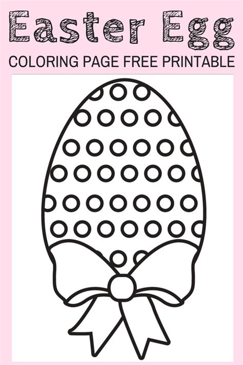 easter egg coloring page printable     watercolor