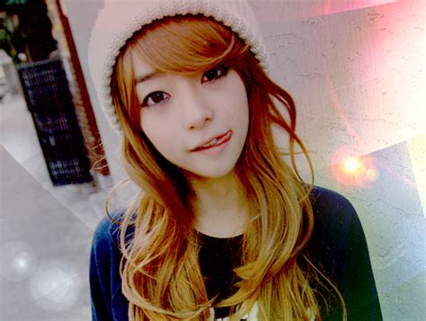 Asian Asian Girl Beautiful Beauty Blonde Cute Image