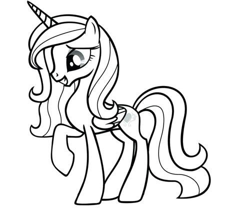 twilight pony coloring pages  getdrawings