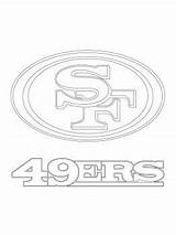 49ers Coloring Pages San Francisco Logo Super Crafts Printable Football Patterns Nfl Stencil Discover Printables Cake Vinyl Supercoloring sketch template