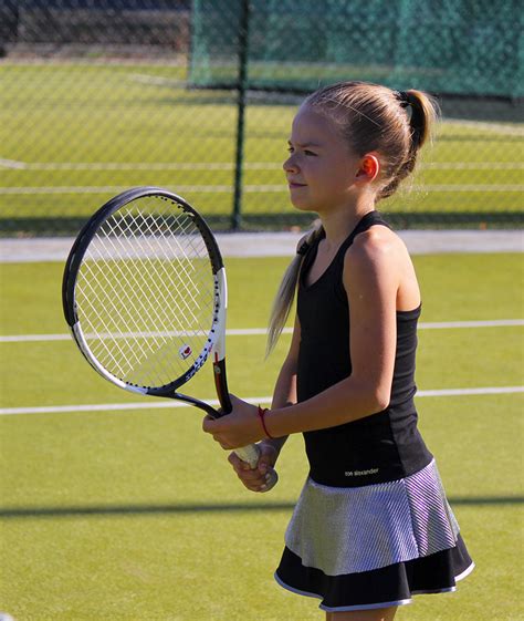 girls black tennis dress stasia stunning racer back by zoe alexander