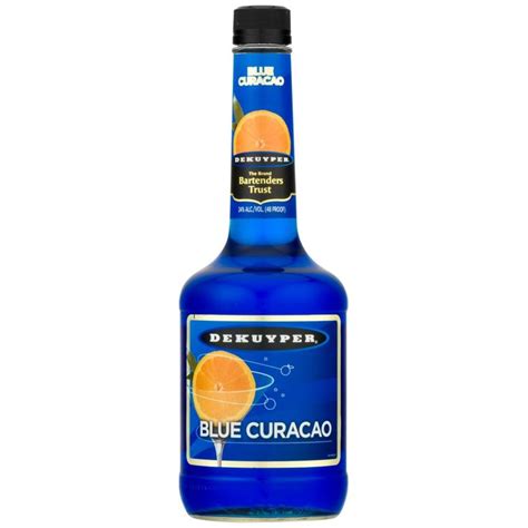 dekuyper blue curacao liqueur ml bottle blue curacao blue curacao liqueur blue curacao