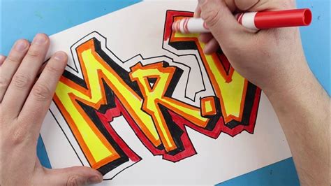 Graffiti Name Art Lesson Youtube