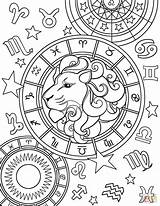 Zodiac Sternzeichen Ausmalbilder Zodiaco Signos Colouring Steinbock Supercoloring Crayola Astrology Witch Malvorlagen Jesus Libra Simbolo Símbolo Sagittarius Piscis sketch template