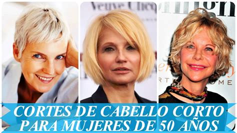 Cortes De Cabello Corto Para Mujeres De 50 Años Youtube