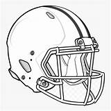 Helmet Nfl Helmets Outline Printable Pngitem Browns Clipartkey sketch template