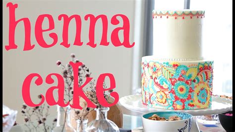 henna inspired buttercream cake tutorial cake style youtube