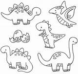 Pintar Dinossauros Dinossauro Lápis Coloridas Tinta Fornecer Colas Canetas Cores Cera sketch template