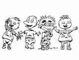 Rugrats Wonder Phil Angelica Lil Chuckie Tommy sketch template