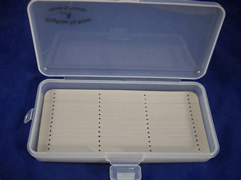 clear poly fly box  slot foam liner fg