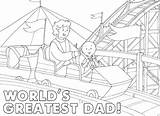 Coloring Pages Theme Park Roller Coaster Getdrawings sketch template