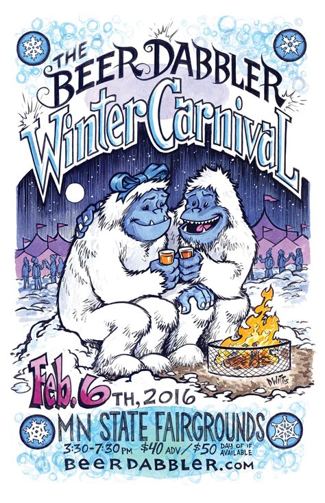 beer dabbler winter carnival  calendar  current