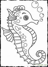 Seahorse Coloring Pages Print Printable Cartoon Drawing Seahorses Drawings Realistic Getdrawings Mermaid Carle Eric sketch template