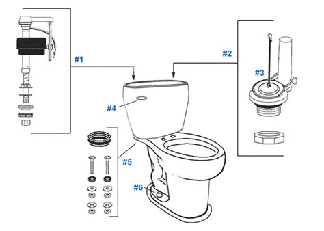 mansfield reo toilet replacement parts