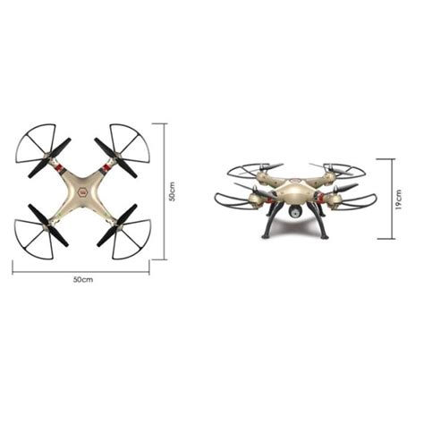 syma xhw  channel  rc quad copter  gyro camera gold drone