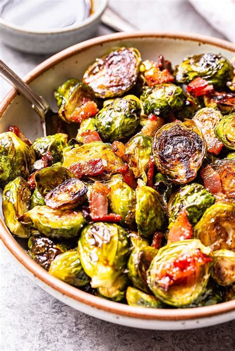 balsamic maple roasted brussels sprouts  bacon recipe runner