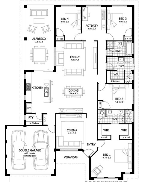kidman  bedroom house plans home design floor plans floor plan design