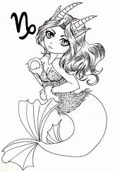 Capricorn Zodiac Chibi Signs Narumi Hashimoto Anime Deviantart Drawings Cung Tranh ạo Hoàng Hình Manga Chọn Bảng sketch template