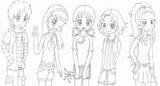 Dork Diaries Anime Style Characters Pages Coloring Character Deviantart Color Group Save sketch template