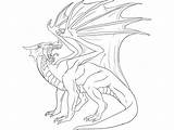 Dragon Template Coloring Pages Templates Evil Animal Getdrawings sketch template