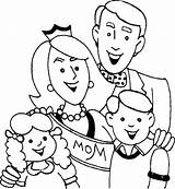 Family Coloring Pages Royal Proud Kids Royals Sky Template Fun sketch template