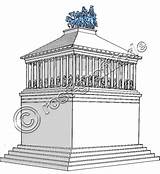 Halikarnassos Mausoleum Rost sketch template