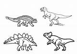Kleurplaat Dinosaurussen Dinosaurios Dibujar Dinosauri Dinosaurier Coloriage Recortar Malvorlage Dinosaures Pegar Kleurplaten Stampare Imágenes Ausmalbilder sketch template