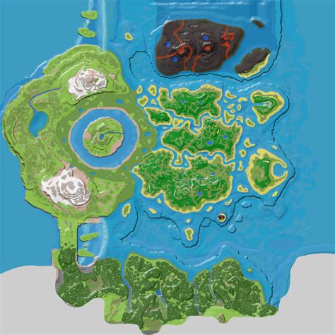 Resource Map The Center Official Ark Survival Evolved Wiki