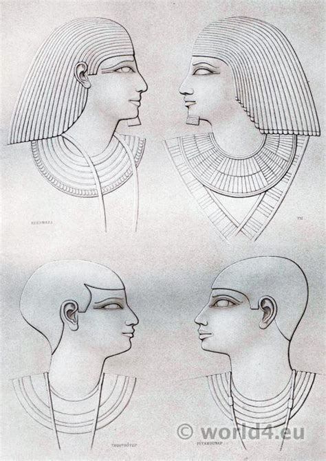 ancient egypt hairstyles from various periods world4