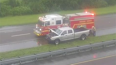 lightning strikes pickup truck driving on i 95 in brevard youtube