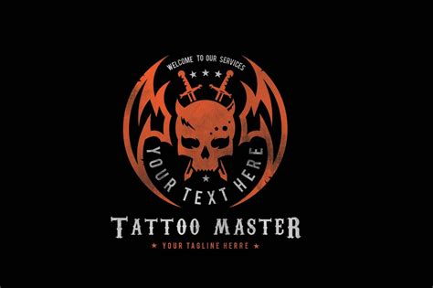 tattoo logo branding logo templates creative market