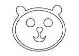 Bear Coloring Pages Head sketch template