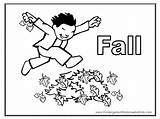 Coloring Fall Pages Autumn Colouring Children Adorable Popular sketch template
