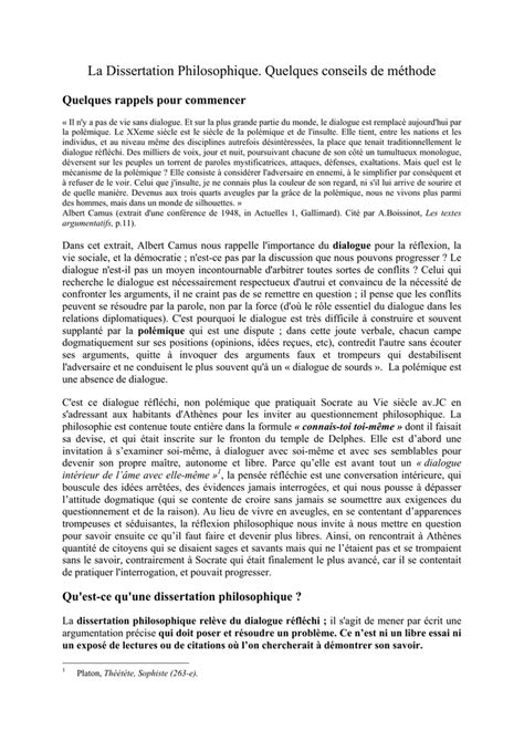 dissertation philo methode  coursexercices examens