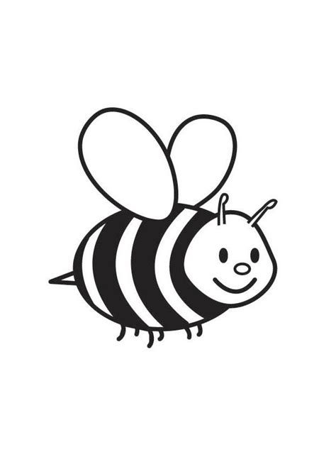coloring page bee  printable coloring pages img