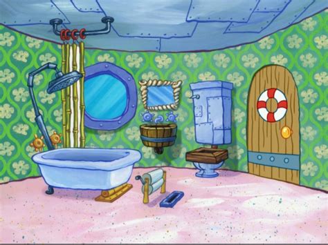 Image Spongebob S Bathroom In That Sinking Feeling Png Encyclopedia