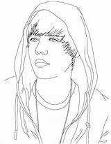 Bieber sketch template