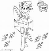 Rarity Coloring Pony Equestria Pages Little Girls Printable Kids Color Print sketch template