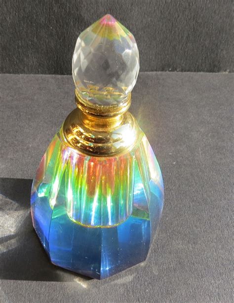 Iridescent Glass Perfume Bottle Collectors Weekly
