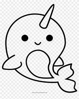 Narwhal Whisk Pngfind Clipartkey Pinclipart sketch template