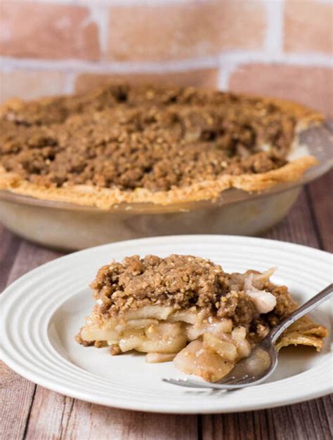 Apple Pie With Oat Crumb Topping By The Redhead Baker Appleweek