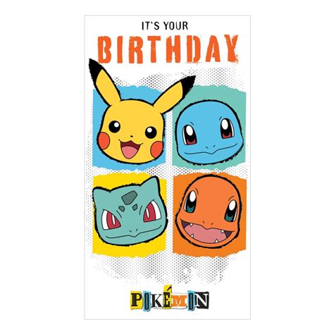 birthday pokemon birthday card pk character brands