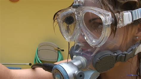 Diving Suit Diving Gear Gas Mask Girl Scuba Diver Cute Friends