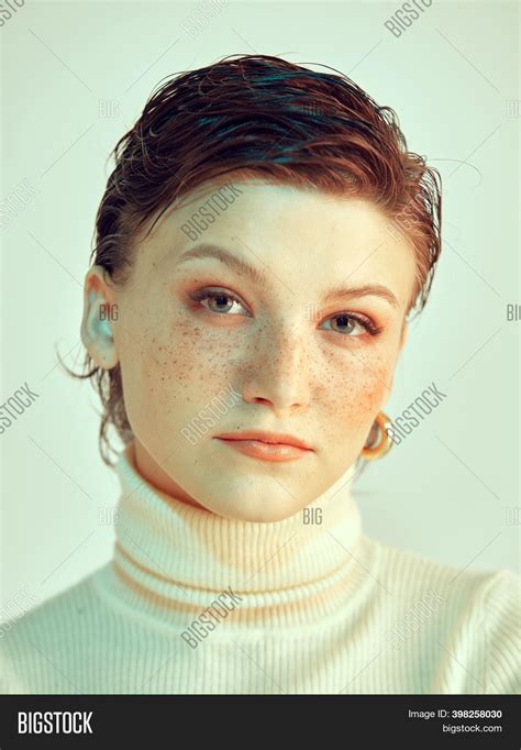Portrait Cute Redhead Image And Photo Free Trial Bigstock